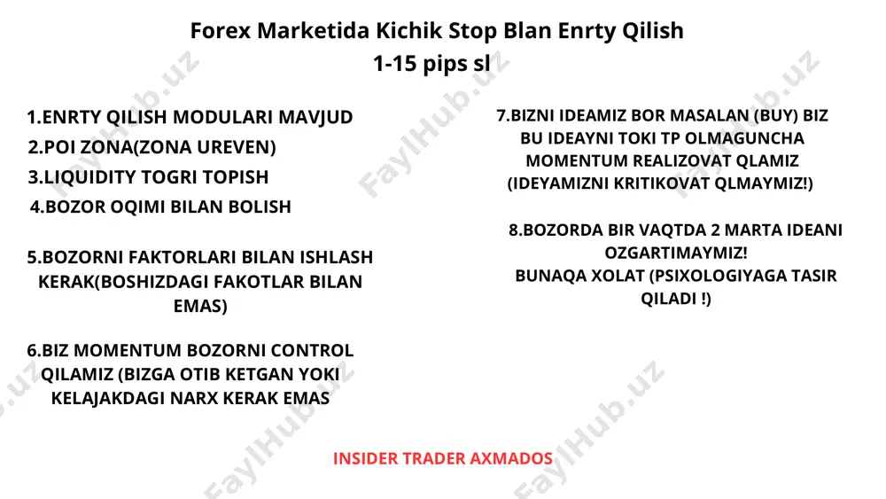 kichik stop blan ishlash — PDF