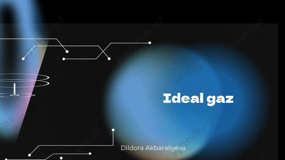 ideal gaz — PPTX