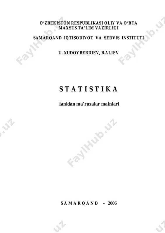 statistika — PDF
