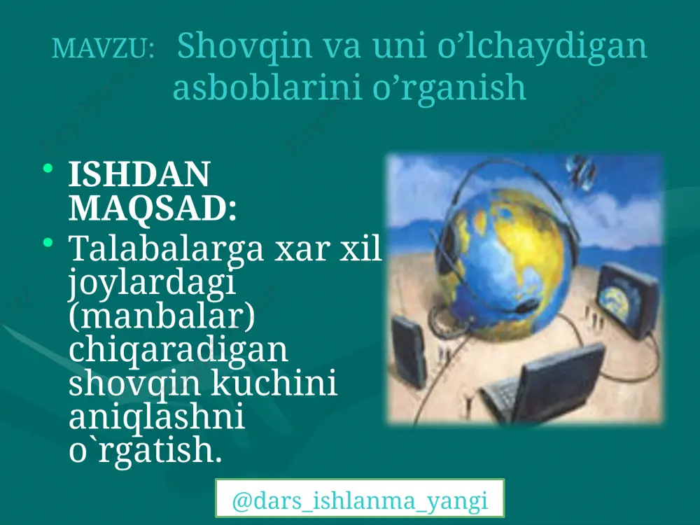 4_topshiriq_javoblari_shovqin_va_uni_o’lchaydigan_asboblarini_o’rganish+ — PPTX