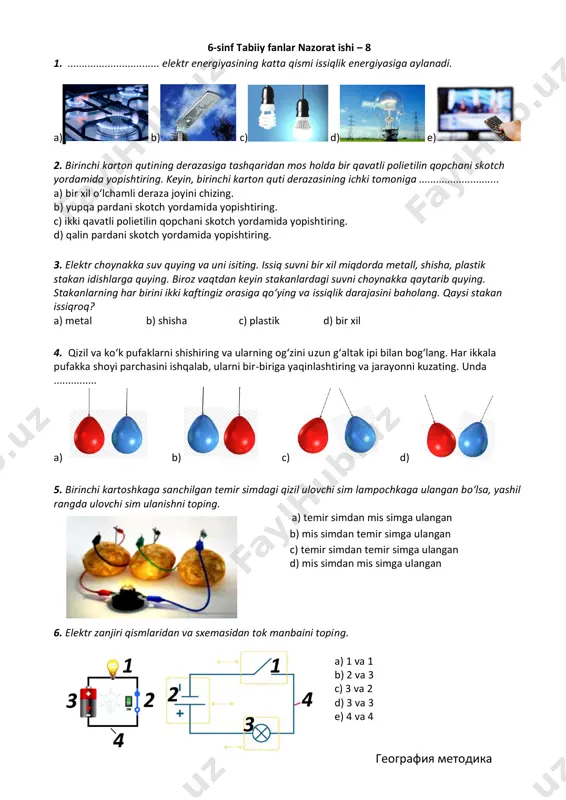 6-sinf tabiiy fanlar nazorat ishi-8 — PDF