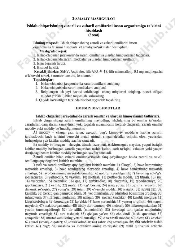 ishlab_chiqarishning_zararli_va_zaharli_omillarini_inson_organizmiga — PDF