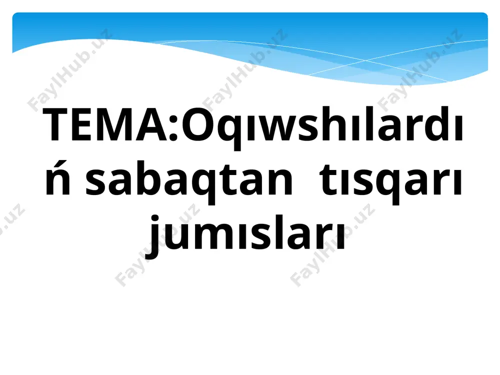 allanazarova ulbiyke 3a faom — PPTX