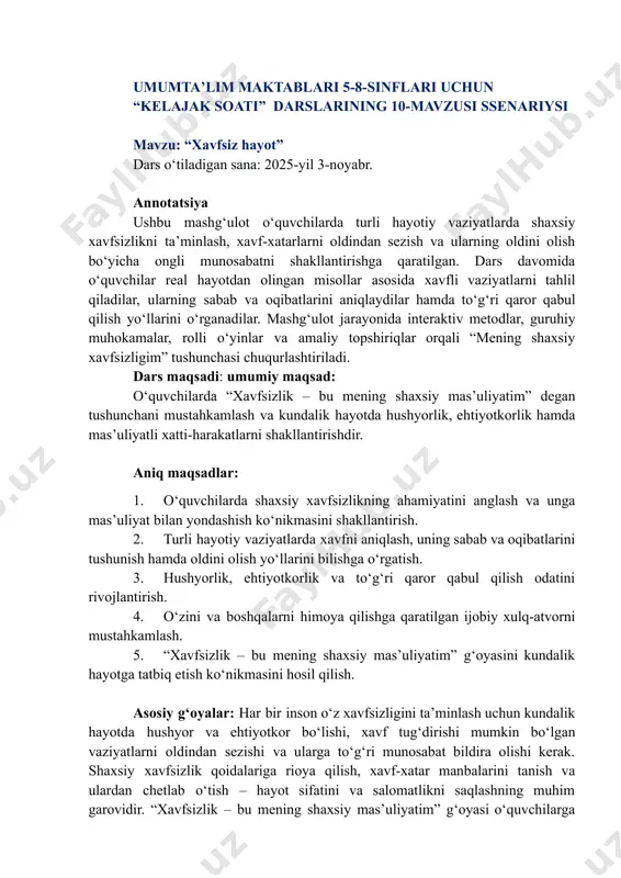 kelajak soati 5-8-sinf — PDF