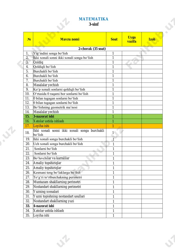 matematika 3-sinf — PDF