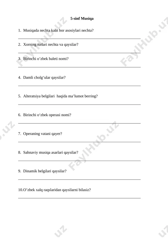 5-sinf musiqa monitoring savollar @e_baza_ishreja — DOCX