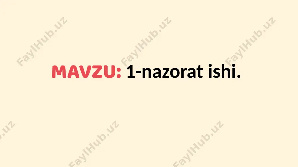 1- ni matematika snn — PPTX