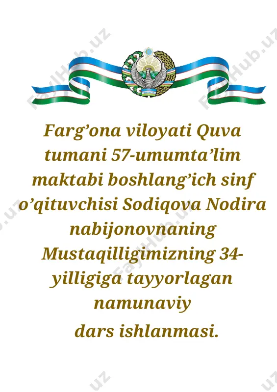mustaqillik darsi 2025-2026 sodiqova nodira nabijonovna — DOCX