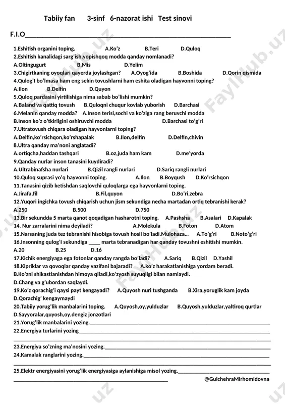 tabiiy_fan_3_sinf_6_nazorat_ishi_test_sinovi_gulchehra_mirhomidovna — DOCX