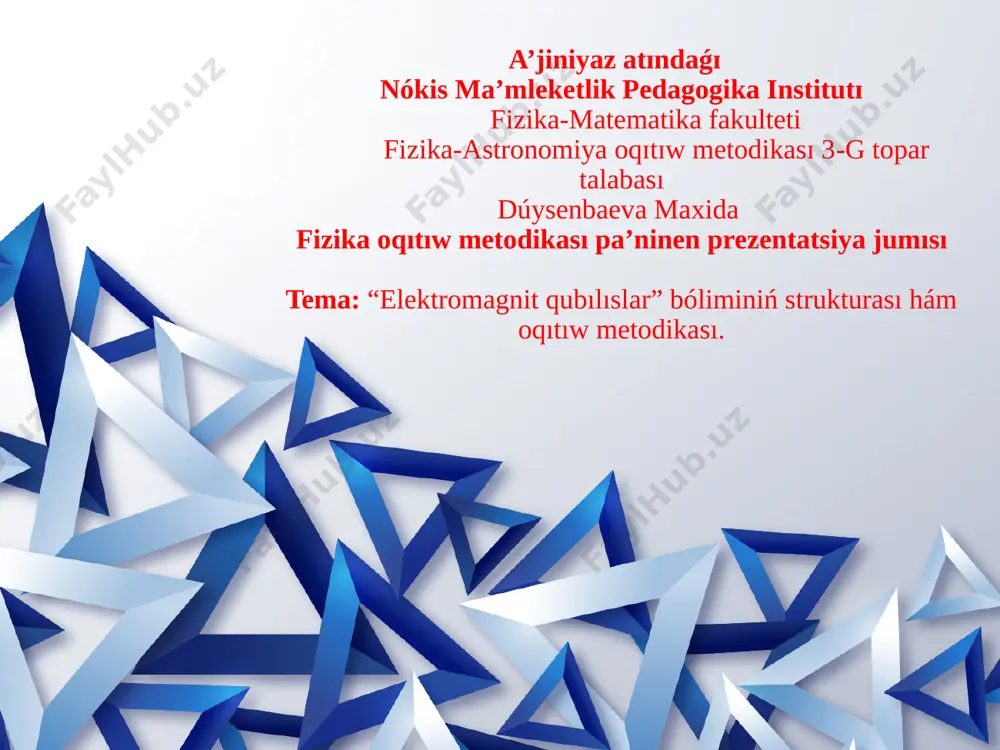 dúysenbaeva 5 — PPTX