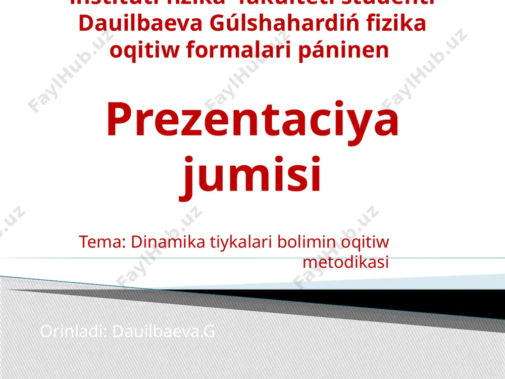 dawlbaeva gulshahar 3-kurs.doc — PPTX