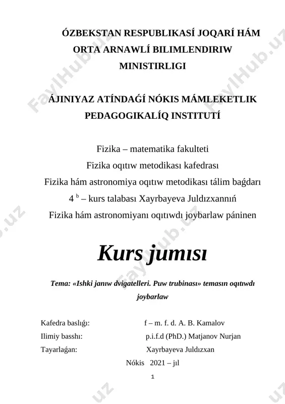 1.xayrbayeva juldız — DOC
