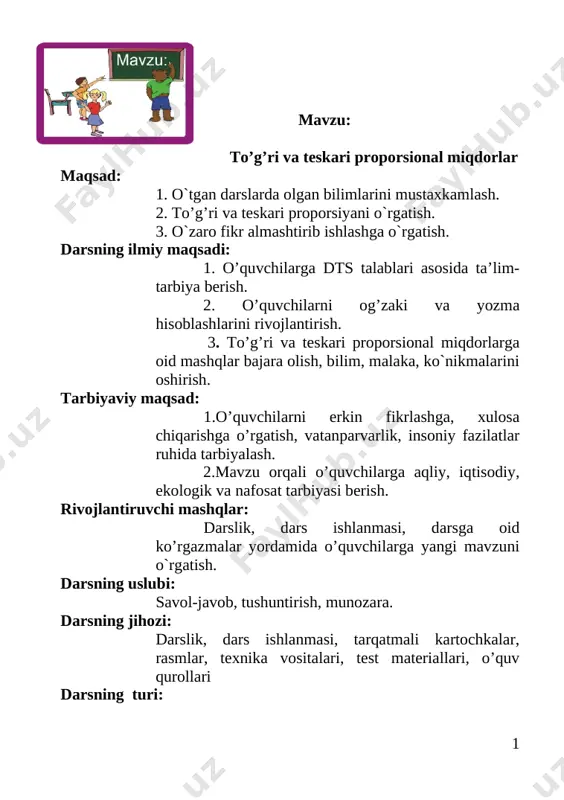 6_sinf_matematika_138_141_to’g’ri_va_teskari_proporsional_miqdorlar+ — DOCX
