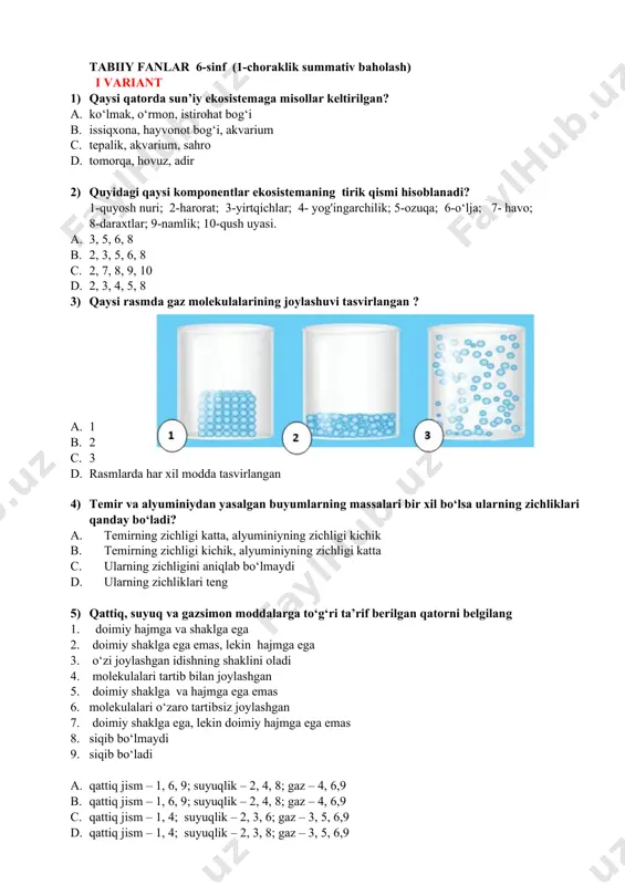 6_sinf_tabiiy_fanlar_1_chsb_1_variant@summativ_formativ_baholash — PDF