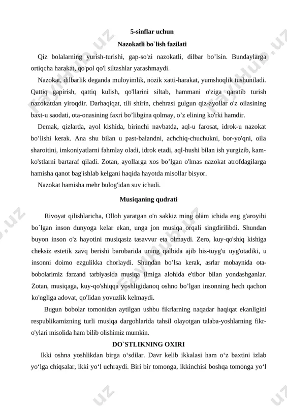 diktant va bayonlar to`plami-4 — DOCX