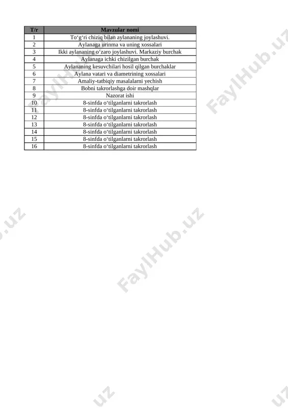 8-sinf geometiya 4-chorak @e_baza_ishreja — XLSX