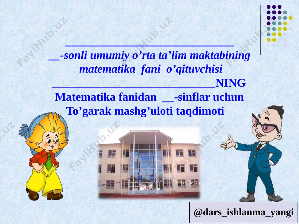 5-sinf matematika 47.matnli masalalar+ — PPTX