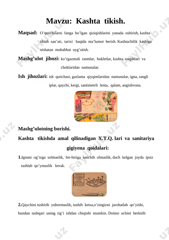 mavzu.kashta__tikish.__to'g — DOCX