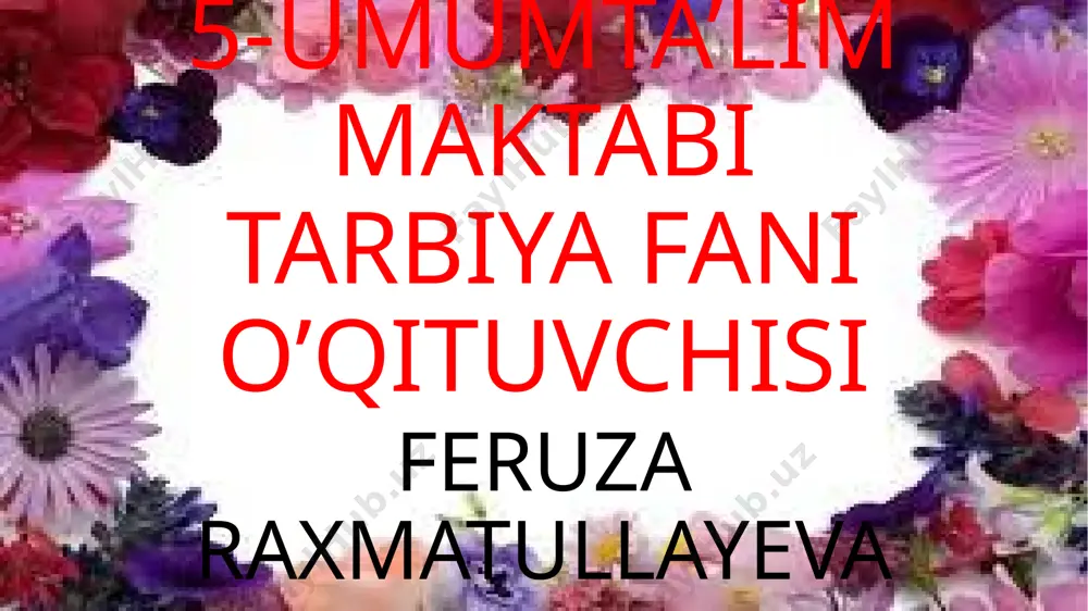 5-s merosimiz faxrimiz — PPTX