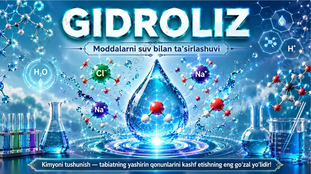 gidroliz to'liq nazariya @kimyo_biz — PDF