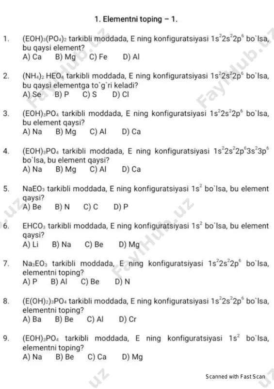 to'garak kitobi 2 yechimlari(@kimyo_va_hayot) — PDF