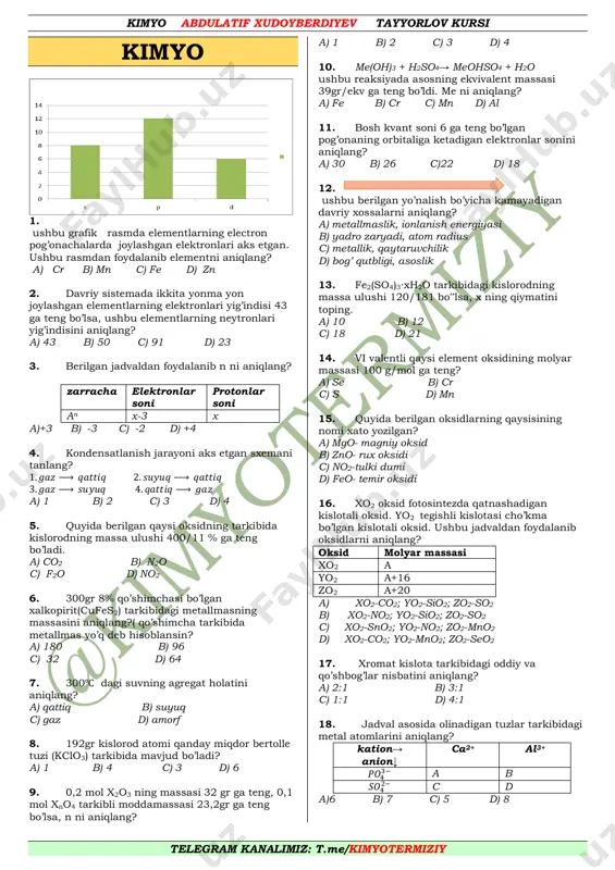 @kimyotermiziy1_test. — PDF