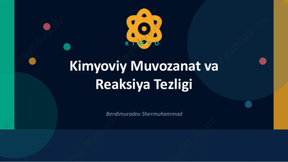 kimyo_muvozanat_tezlik — PDF