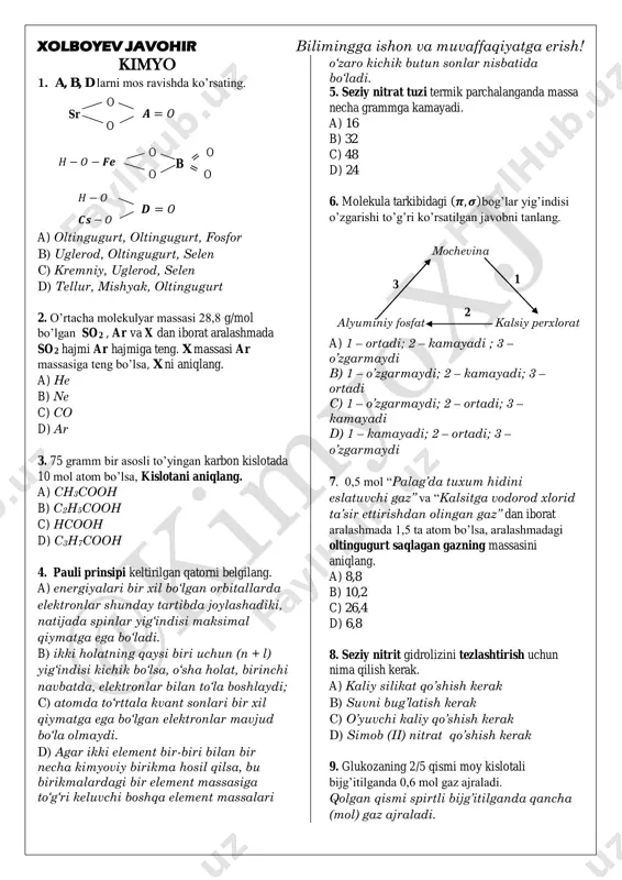 kimyo — PDF