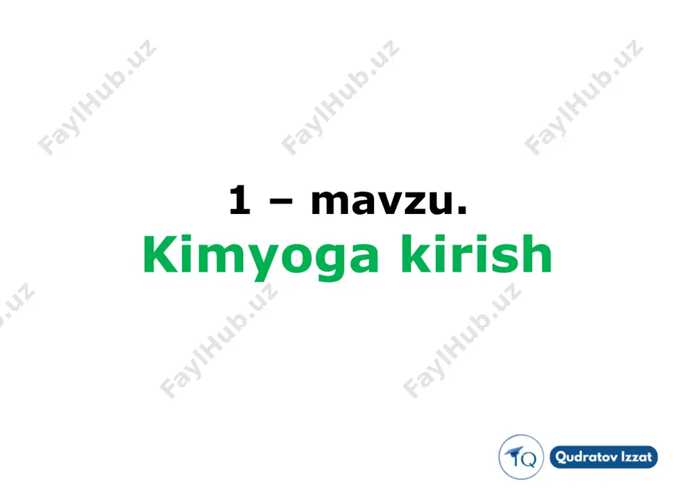 [1.1.1] kimyoga kirish — PDF