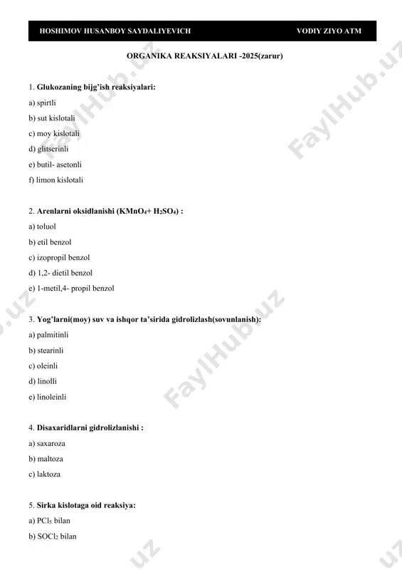 organika reaksiyalari-2525(zarur). — PDF