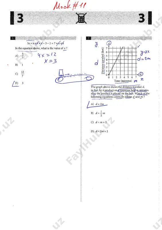 sat - mock test # 11-yechimi — PDF