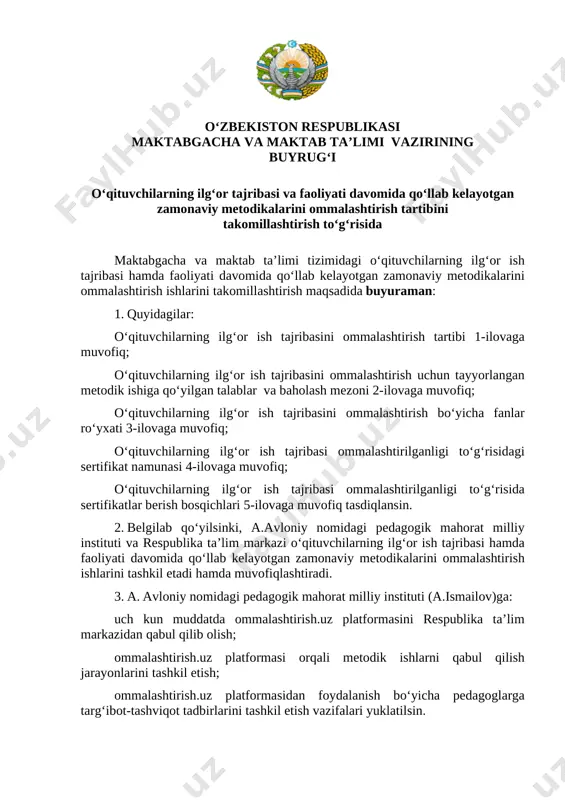 89_sonli_buyruq_ommalashtirish_17_03_2025 — PDF