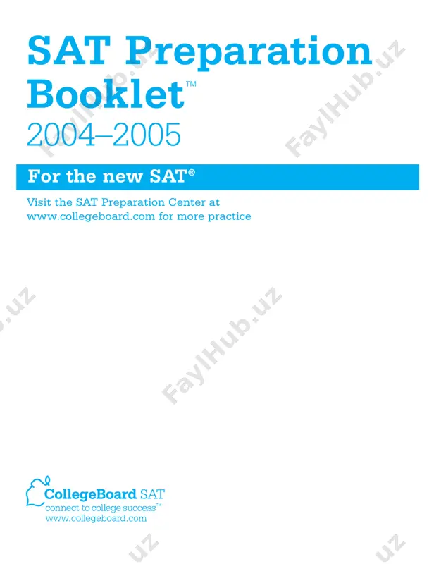 sat preparation booklet — PDF