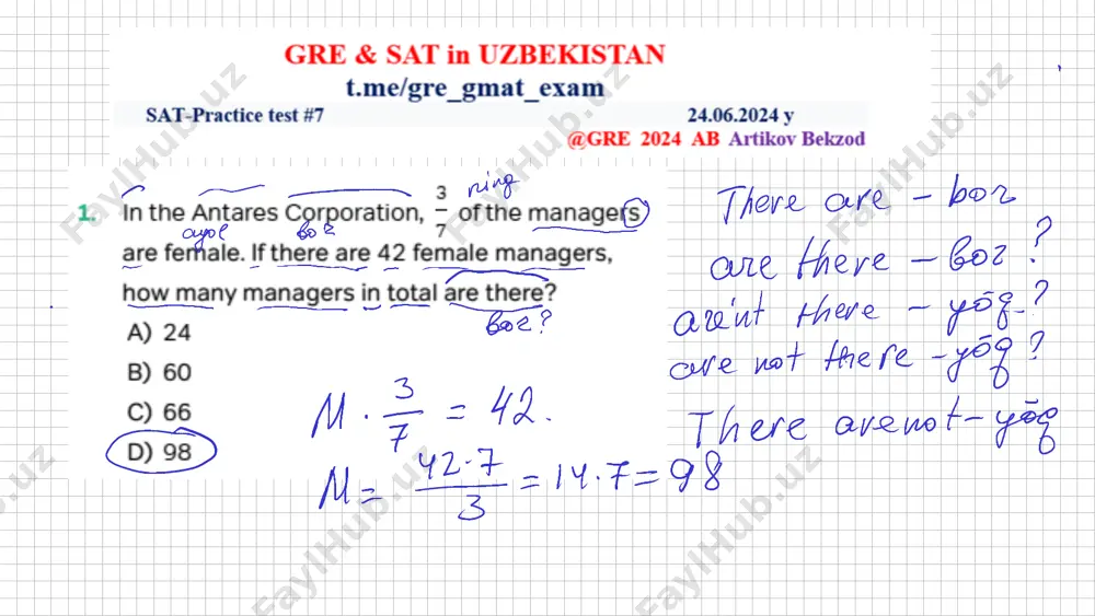 sat - practice test # 7-yechimi — PDF