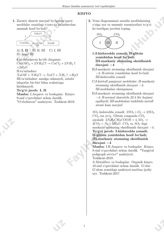 kimyo — PDF