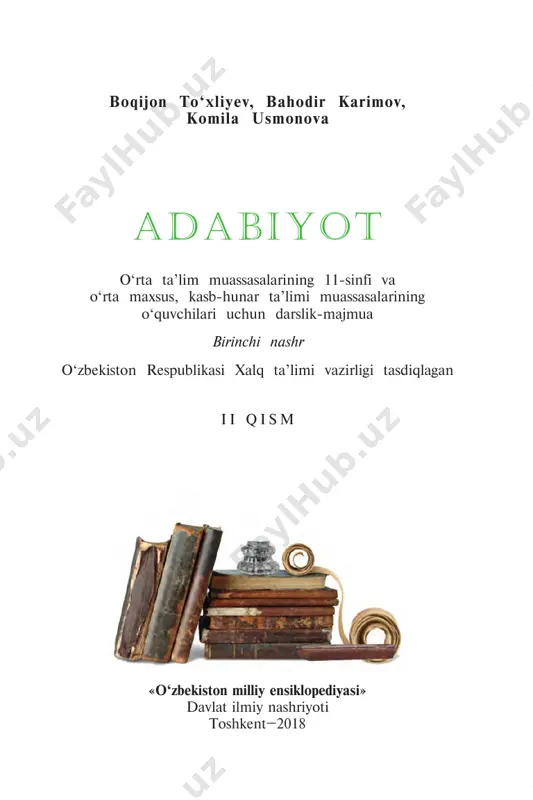 adabiyot 11 sinf ii qism — PDF