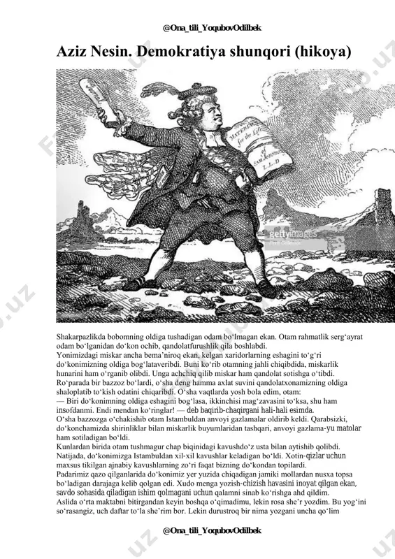 aziz nesin demokratiya shunqori — PDF