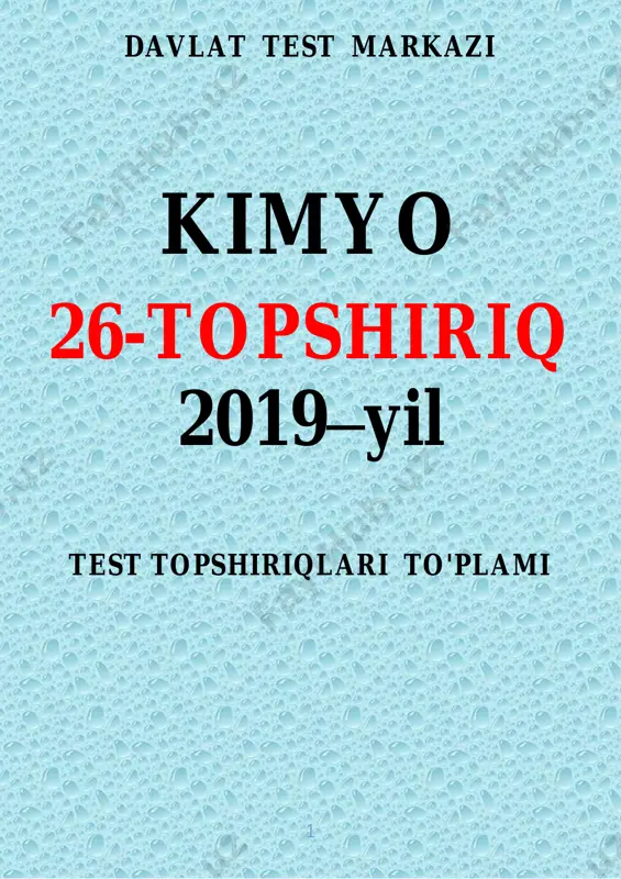 28-gumon kimyo test yangi baza — PDF