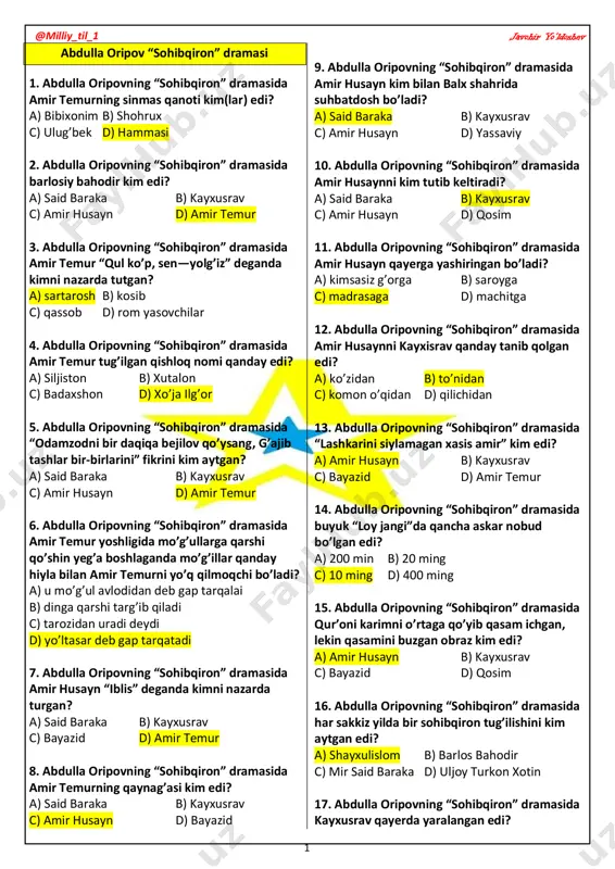 ''sohibqiron''_dramasidan_64_ta_test_javobli — PDF