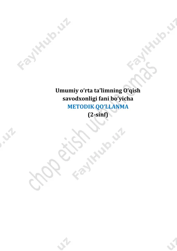mq o‘qish savodxonligi 2-sinf 4-chorak 1-3-darslar — PDF
