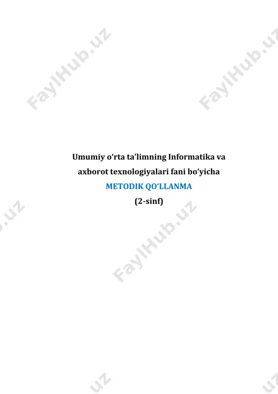 mq informatika 2-sinf 28-34-darslar — PDF