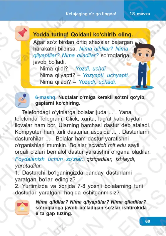 ona tili 2-sinf 18-19-darslar — PDF