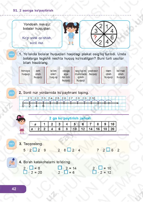 matematika 2-sinf 91-95-darslar — PDF