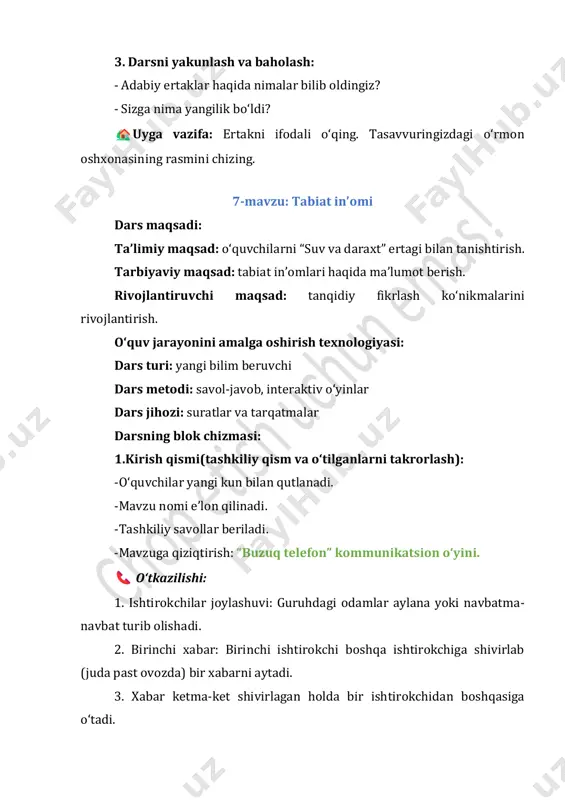 mq o'qish savodxonligi 2-sinf (5) 7-9-darslar — PDF