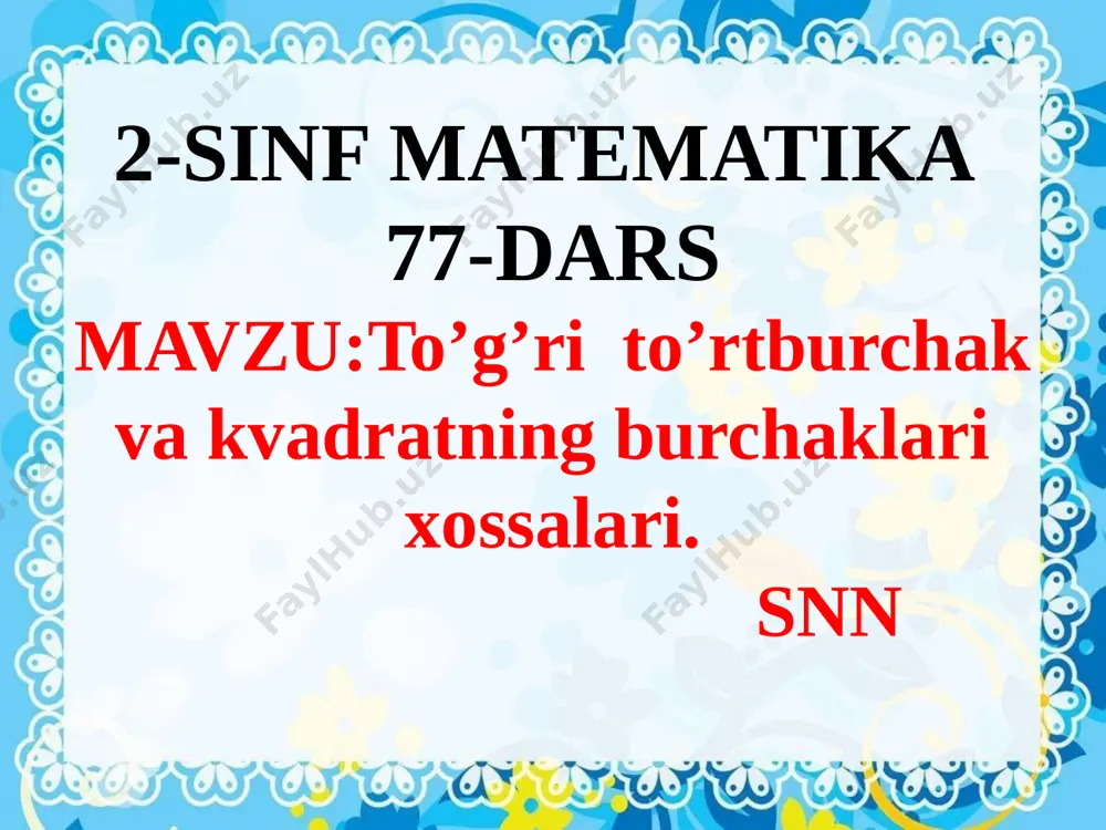 2-sinf 77-dars (2) — PPTX