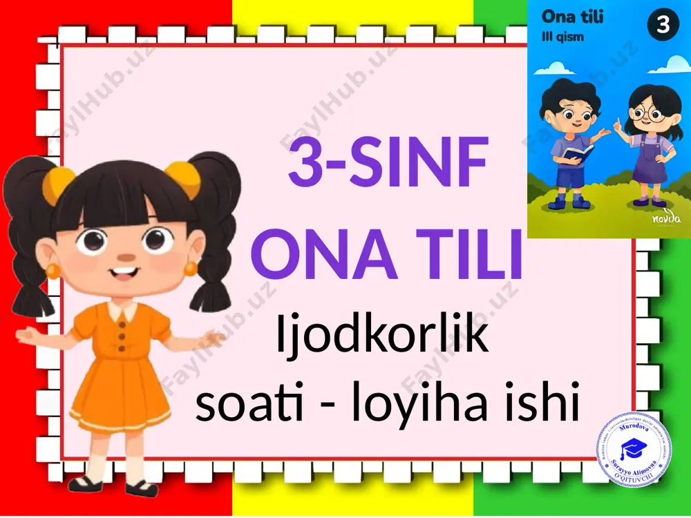 ona tili 31-dars 3-chorak — PPTX