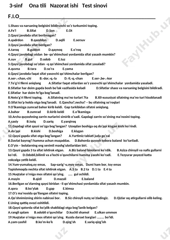 3_sinf_ona_tili_3_chorak_2_nazorat_ishi_gulchehra_mirhomidovna_— — DOCX