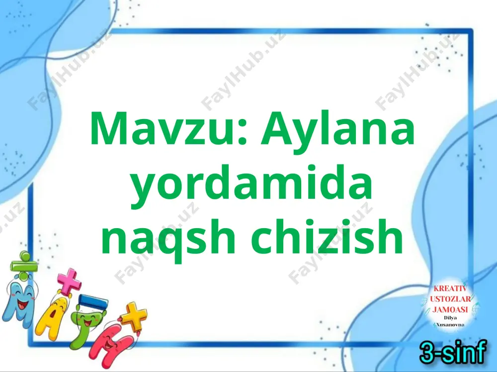 25-dars matematika 3-sinf — PPTX