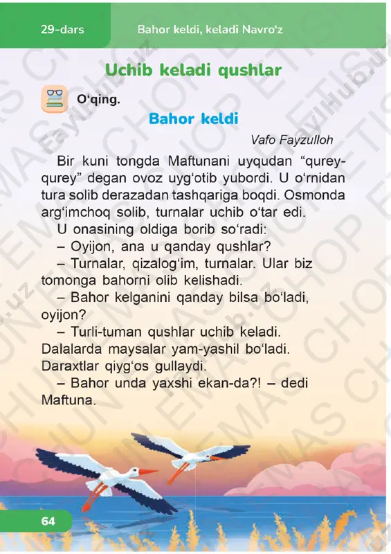 o‘qish savodxonligi 1-sinf 29-32-darslar — PDF