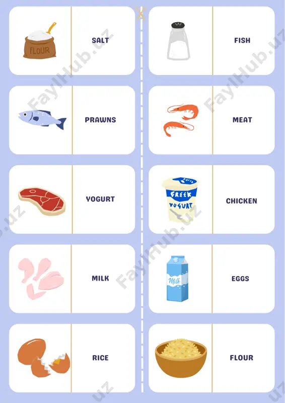 food domino game — PDF